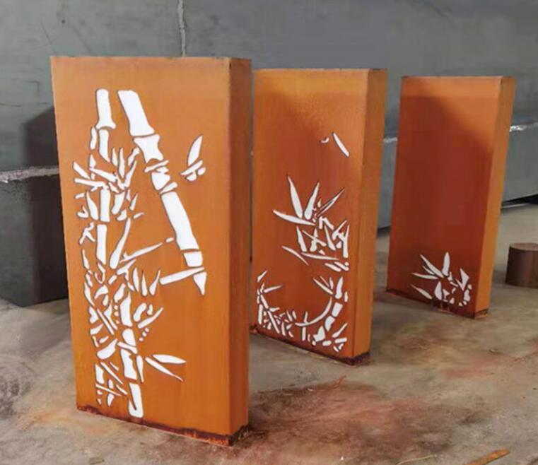 花都锈钢板灯箱